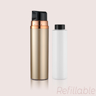 Refillable Inner Bottle  And Clear Big Dosage Airless Pump Bottles GR601A/B/C