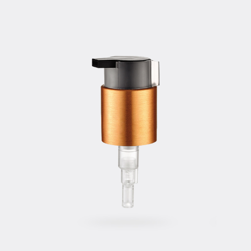 JY507-02B 360 Rotation 20/410 Cosmetic Metal Treatment Cream Pump With Clip